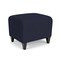 Lesro Siena Lounge Reception 1 Seat Bench, Black, OH Navy Upholstery SN1001 - alternate 2